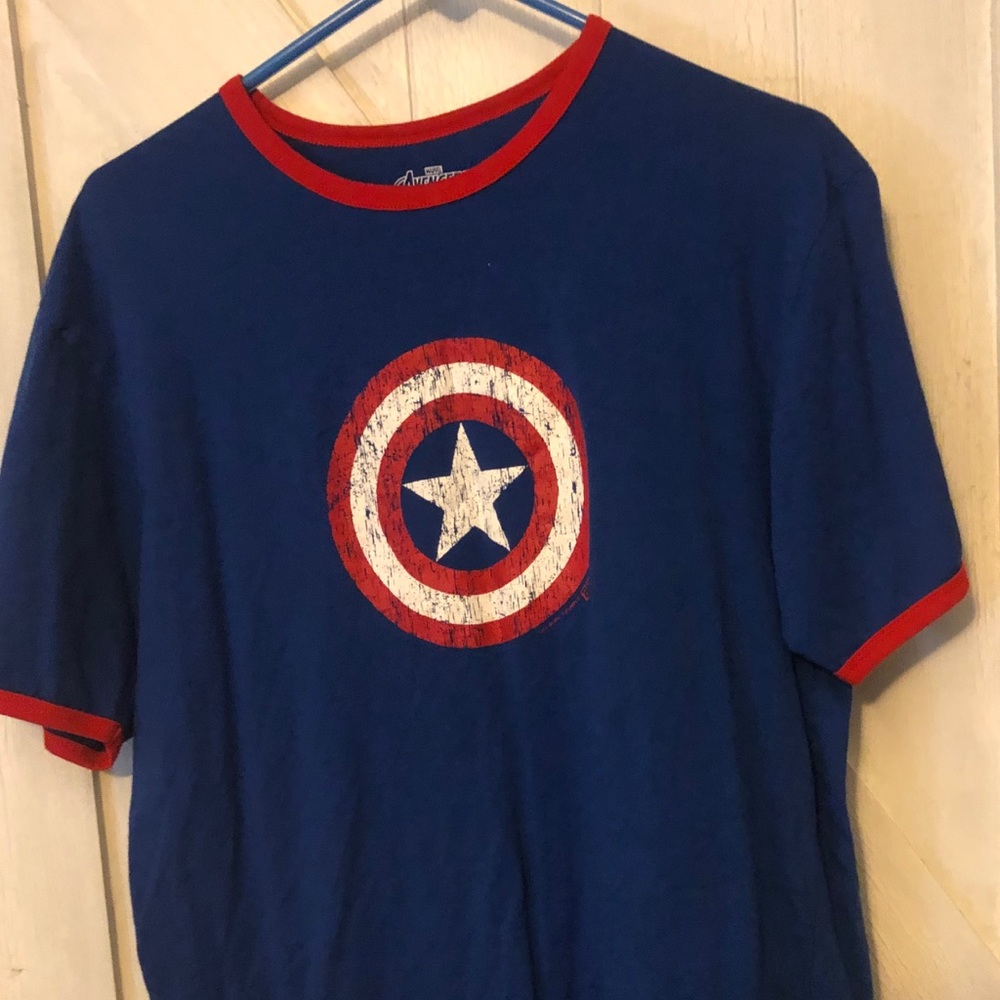 2 captain America shirts